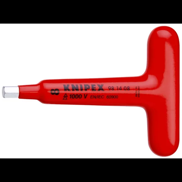 Horká Nabídka KNIPEX Šroubovák se zástrčným šestihranem, rukojeť T, 6mm